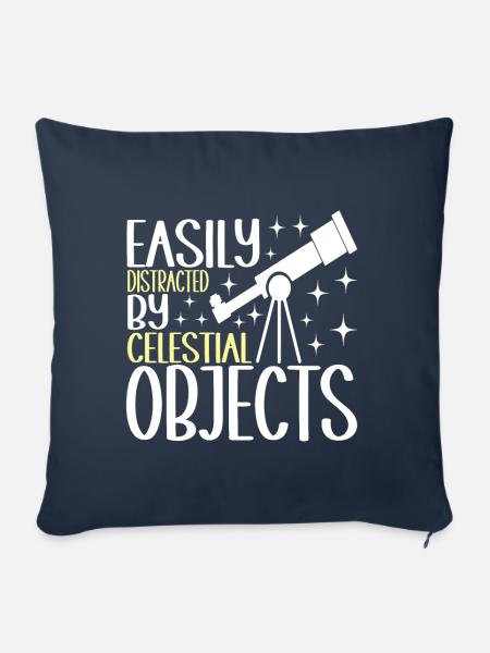 Astronom Astronomie - Sofakissenbezug 45 x 45 cm - Navy