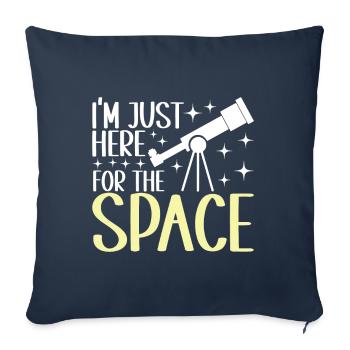 Astronomie astronome - Housse de coussin décorative 45 x 45 cm - bleu marine - Devant
