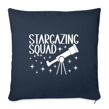 Astronomie astronome - Housse de coussin décorative 45 x 45 cm - bleu marine - Devant