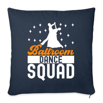 Danse de salon Danseurs de salon Danseurs de salon Danseurs de salon - Housse de coussin décorative 45 x 45 cm - bleu marine - Devant