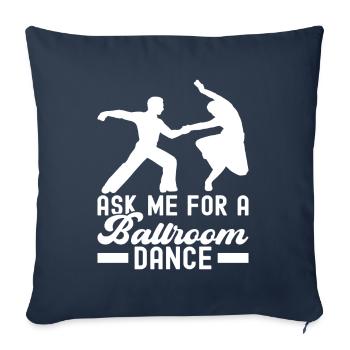 Ballroom Dance Ballroom Dancers Ballroom Dancers - Sofa pillowcase 17,3'' x 17,3'' (45 x 45 cm) - navy - Front