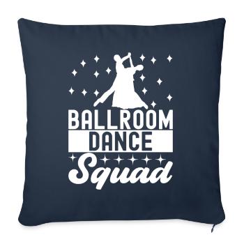 Danse de salon Danseurs de salon Danseurs de salon Danseurs de salon - Housse de coussin décorative 45 x 45 cm - bleu marine - Devant