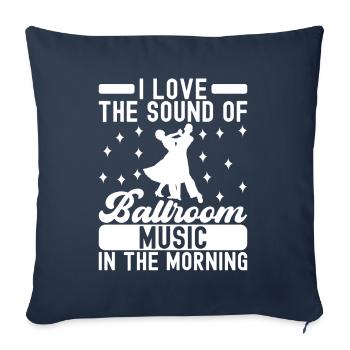 Ballroom Dance Ballroom Dancers Ballroom Dancers - Sofa pillowcase 17,3'' x 17,3'' (45 x 45 cm) - navy - Front