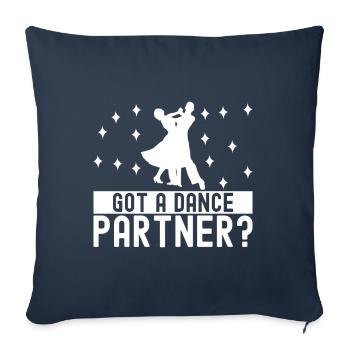Danse de salon Danseurs de salon Danseurs de salon Danseurs de salon - Housse de coussin décorative 45 x 45 cm - bleu marine - Devant