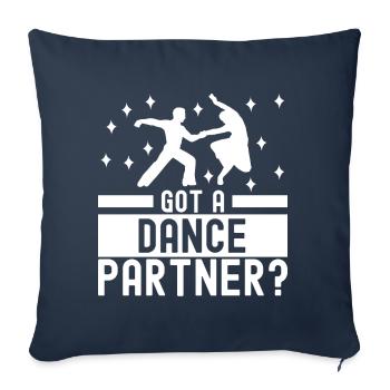 Danse de salon Danseurs de salon Danseurs de salon Danseurs de salon - Housse de coussin décorative 45 x 45 cm - bleu marine - Devant