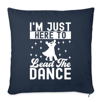 Danse de salon Danseurs de salon Danseurs de salon Danseurs de salon - Housse de coussin décorative 45 x 45 cm - bleu marine - Devant