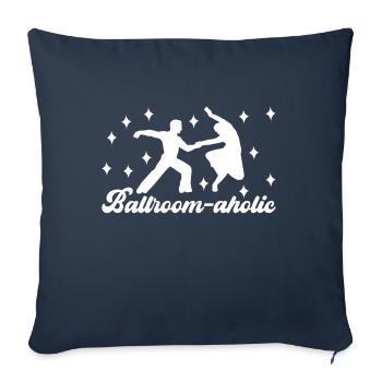Danse de salon Danseurs de salon Danseurs de salon Danseurs de salon - Housse de coussin décorative 45 x 45 cm - bleu marine - Devant