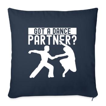 Danse de salon Danseurs de salon Danseurs de salon Danseurs de salon - Housse de coussin décorative 45 x 45 cm - bleu marine - Devant