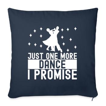 Danse de salon Danseurs de salon Danseurs de salon Danseurs de salon - Housse de coussin décorative 45 x 45 cm - bleu marine - Devant