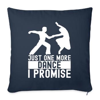 Danse de salon Danseurs de salon Danseurs de salon Danseurs de salon - Housse de coussin décorative 45 x 45 cm - bleu marine - Devant