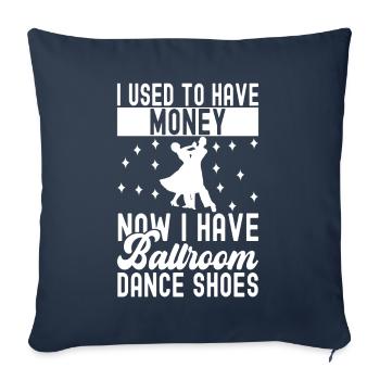 Danse de salon Danseuses de salon Danseuses de salon Danseuses de salon - Housse de coussin décorative 45 x 45 cm - bleu marine - Devant