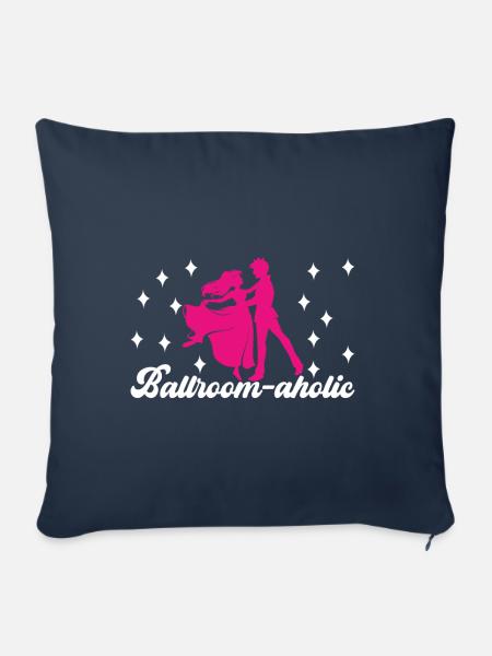 Ballsaal Tanz Ballsaaltänzer Gesellschaftstänzer - Sofakissenbezug 45 x 45 cm - Navy