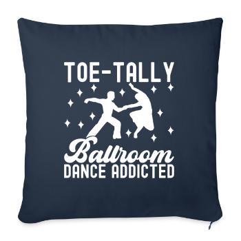 Danse de salon Danseuses de salon Danseuses de salon Danseuses de salon - Housse de coussin décorative 45 x 45 cm - bleu marine - Devant