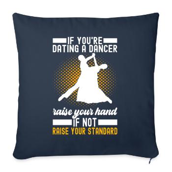 Ballroom Dance Ballroom Dancers Ballroom Dancers - Sofa pillowcase 17,3'' x 17,3'' (45 x 45 cm) - navy - Front