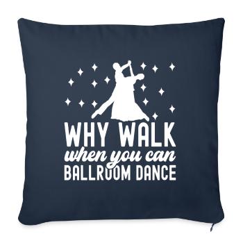 Danse de salon Danseuses de salon Danseuses de salon Danseuses de salon - Housse de coussin décorative 45 x 45 cm - bleu marine - Devant