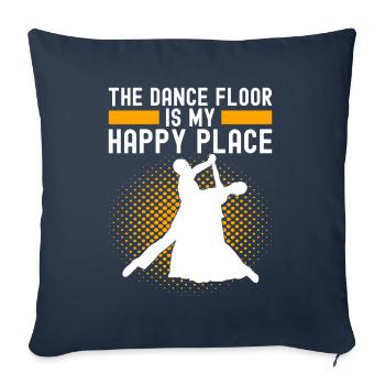 Ballroom Dance Ballroom Dancers Ballroom Dancers - Sofa pillowcase 17,3'' x 17,3'' (45 x 45 cm) - navy - Front