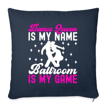 Danse de salon Danseuses de salon Danseuses de salon Danseuses de salon - Housse de coussin décorative 45 x 45 cm - bleu marine - Devant