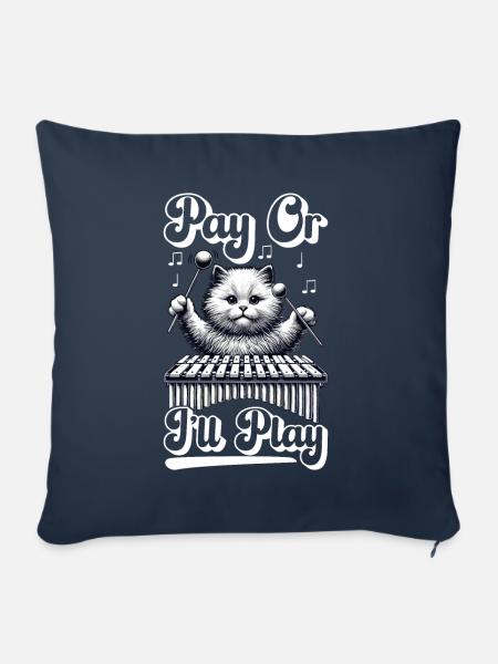 Vibraphon Vibraphonist - Sofakissenbezug 45 x 45 cm - Navy