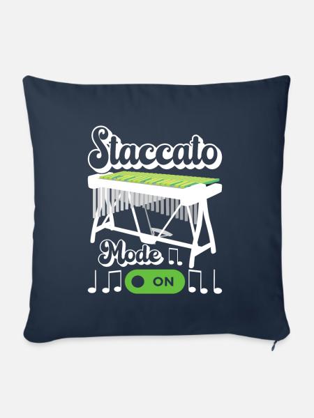 Vibraphon Vibraphonist - Sofakissenbezug 45 x 45 cm - Navy