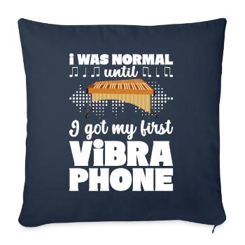 Vibraphon Vibraphonist - Sofakissenbezug 45 x 45 cm - Navy - Vorne