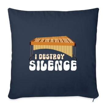 Vibraphon Vibraphonist - Sofakissenbezug 45 x 45 cm - Navy - Vorne