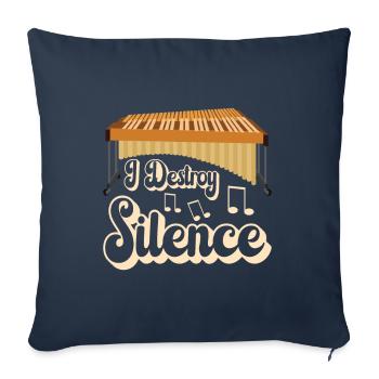 Vibraphon Vibraphonist - Sofakissenbezug 45 x 45 cm - Navy - Vorne