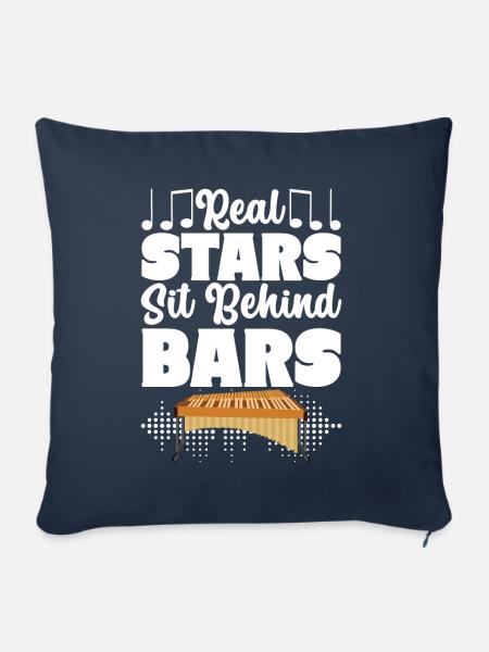 Vibraphon Vibraphonist - Sofakissenbezug 45 x 45 cm - Navy