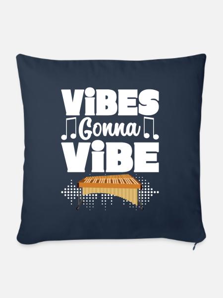 Vibraphon Vibraphonist - Sofakissenbezug 45 x 45 cm - Navy