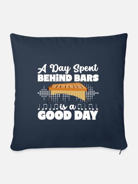 Vibraphon Vibraphonist - Sofakissenbezug 45 x 45 cm - Navy