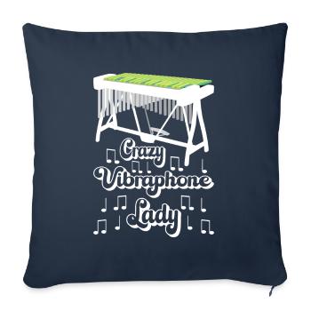 Vibraphon Vibraphonist - Sofakissenbezug 45 x 45 cm - Navy - Vorne