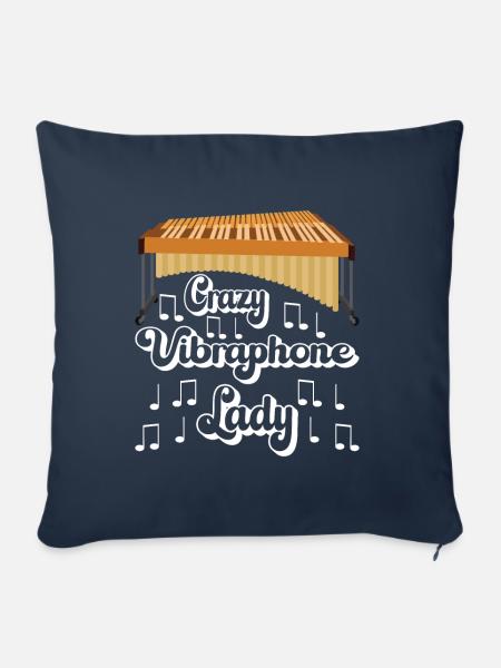 Vibraphon Vibraphonist - Sofakissenbezug 45 x 45 cm - Navy