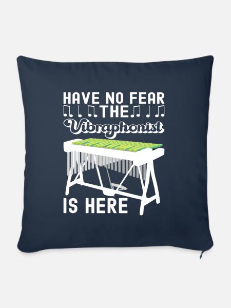 Vibraphon Vibraphonist - Sofakissenbezug 45 x 45 cm - Navy