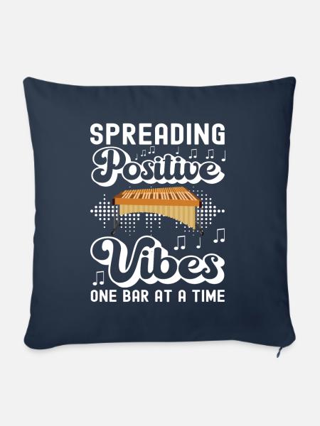 Vibraphon Vibraphonist - Sofakissenbezug 45 x 45 cm - Navy