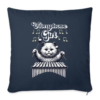 Vibraphon Vibraphonist - Sofakissenbezug 45 x 45 cm - Navy - Vorne