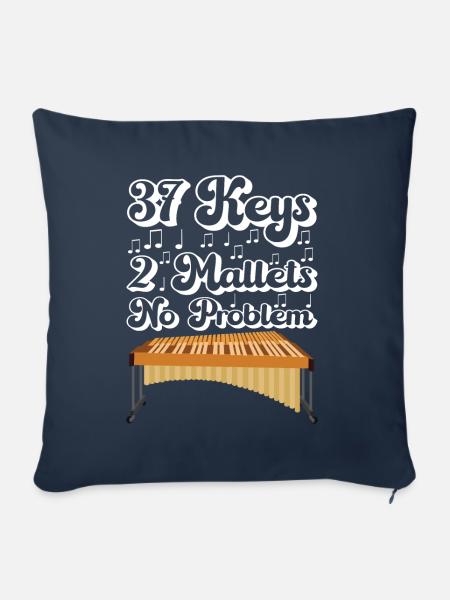 Vibraphon Vibraphonist - Sofakissenbezug 45 x 45 cm - Navy