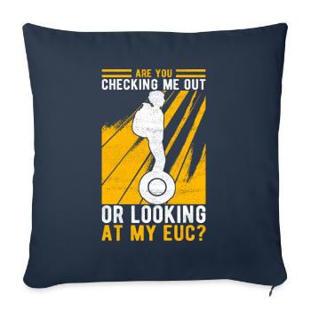 EUC Monowheel - Sofa pillowcase 17,3'' x 17,3'' (45 x 45 cm) - navy - Front