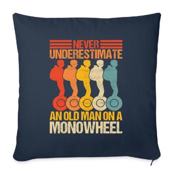 EUC Monowheel - Sofakissenbezug 45 x 45 cm - Navy - Vorne