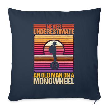 EUC Monowheel - Sofakissenbezug 45 x 45 cm - Navy - Vorne