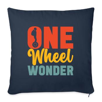 EUC Monowheel - Sofakissenbezug 45 x 45 cm - Navy - Vorne