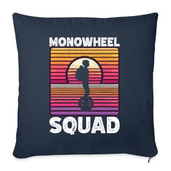 EUC Monowheel - Sofa pillowcase 17,3'' x 17,3'' (45 x 45 cm) - navy - Front