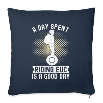 EUC Monowheel - Sofa pillowcase 17,3'' x 17,3'' (45 x 45 cm) - navy - Front