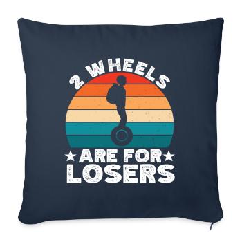 EUC Monowheel - Sofa pillowcase 17,3'' x 17,3'' (45 x 45 cm) - navy - Front