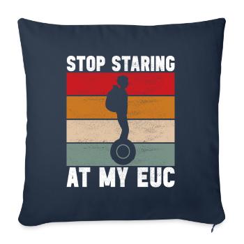 EUC Monowheel - Sofa pillowcase 17,3'' x 17,3'' (45 x 45 cm) - navy - Front