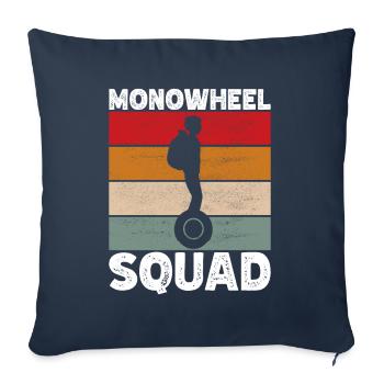 EUC Monowheel - Sofa pillowcase 17,3'' x 17,3'' (45 x 45 cm) - navy - Front