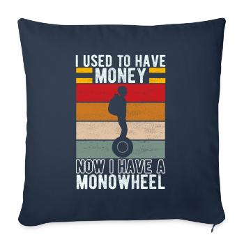 EUC Monowheel - Sofakissenbezug 45 x 45 cm - Navy - Vorne