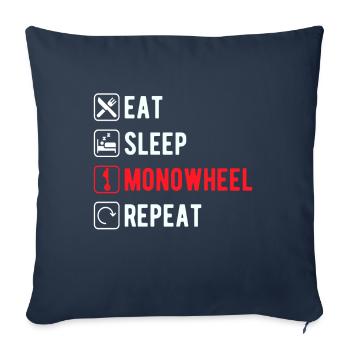 EUC Monowheel - Sofakissenbezug 45 x 45 cm - Navy - Vorne