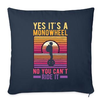 EUC Monowheel - Sofakissenbezug 45 x 45 cm - Navy - Vorne
