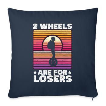 EUC Monowheel - Sofakissenbezug 45 x 45 cm - Navy - Vorne