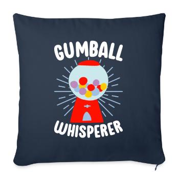 Gumball Machine Chewing Gum Machine - Sofa pillowcase 17,3'' x 17,3'' (45 x 45 cm) - navy - Front