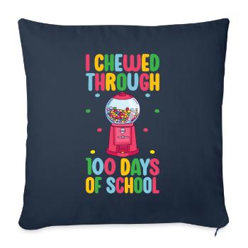 Gumball Machine Chewing Gum Machine - Sofa pillowcase 17,3'' x 17,3'' (45 x 45 cm) - navy - Front